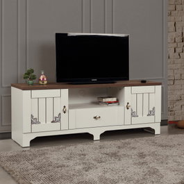 Hanah Home Gazel 140 Blanco y Marrón